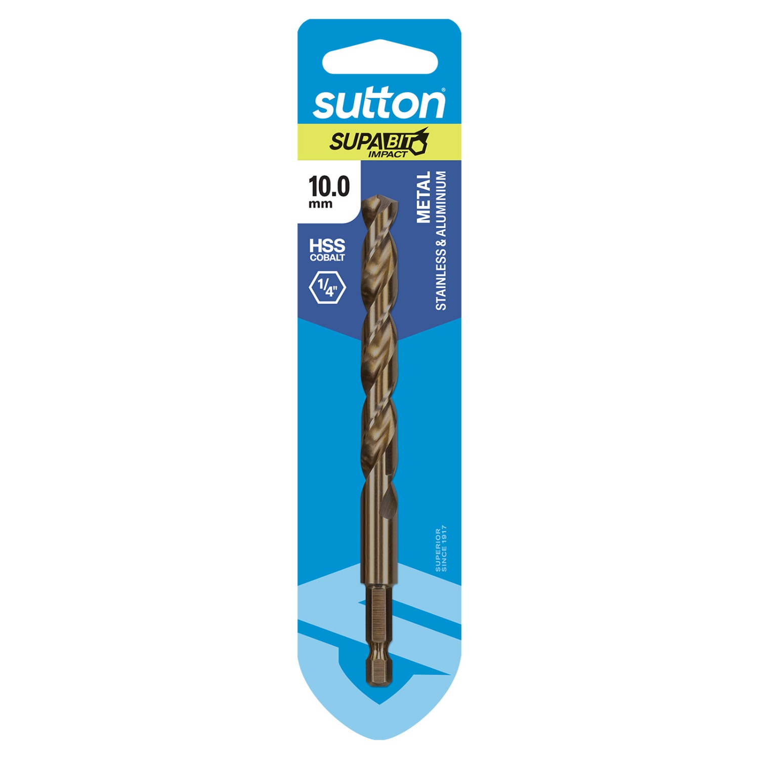 Supabit - HSS-Co Hex Shank Drills - Carded
